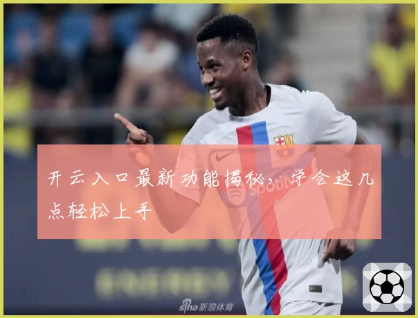 开云入口最新功能揭秘，学会这几点轻松上手
